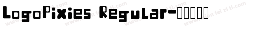 LogoPixies Regular字体转换